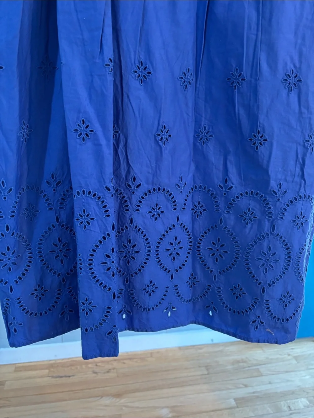 Old‎ Navy Navy Blue Eyelet Mini Dress